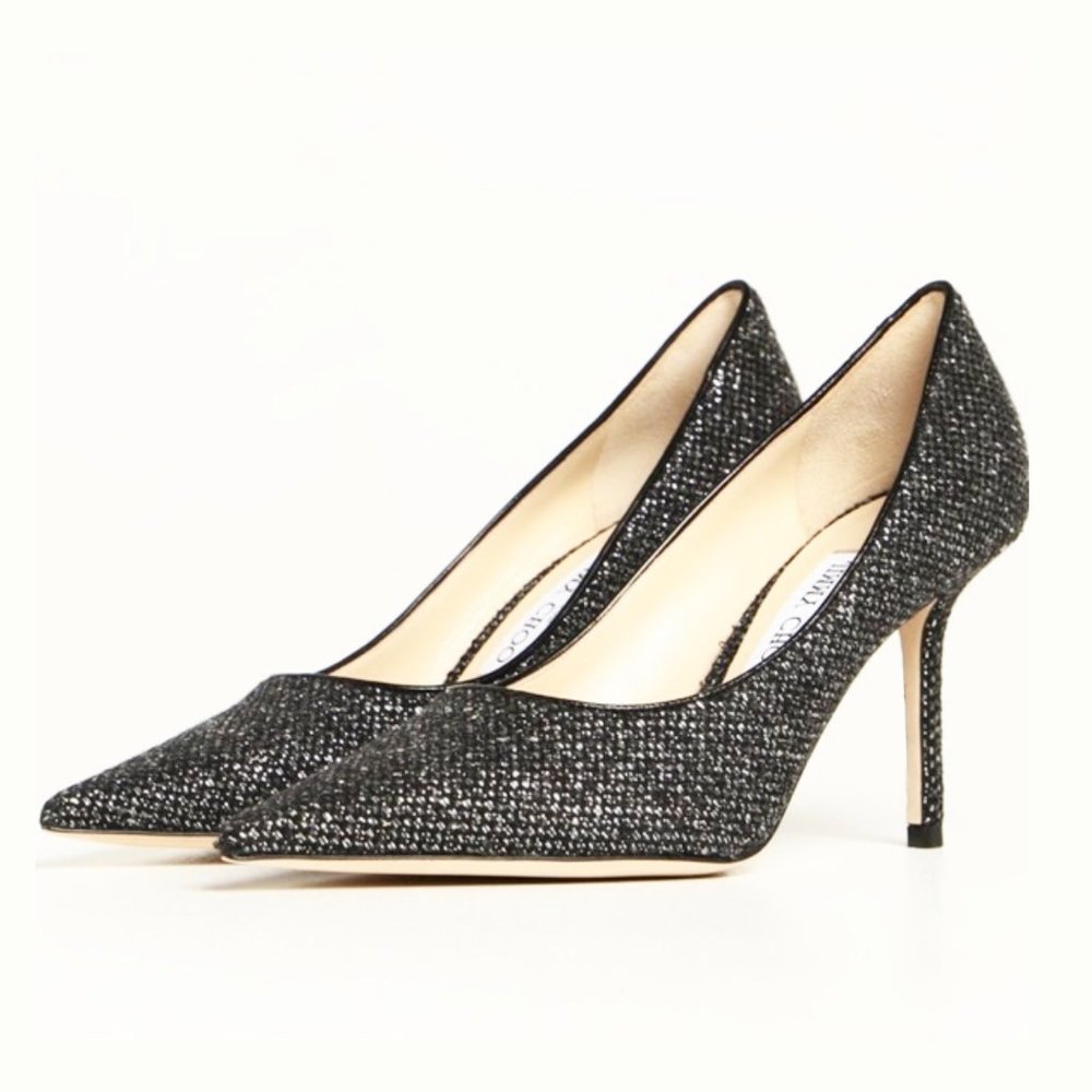 ⭐️HOST PICK⭐️ JIMMY CHOO Value $1,045 - Glistering Tweed Heels Pumps Stilettos